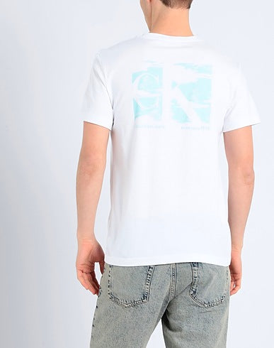 T-shirt CALVIN KLEIN con logo in gomma