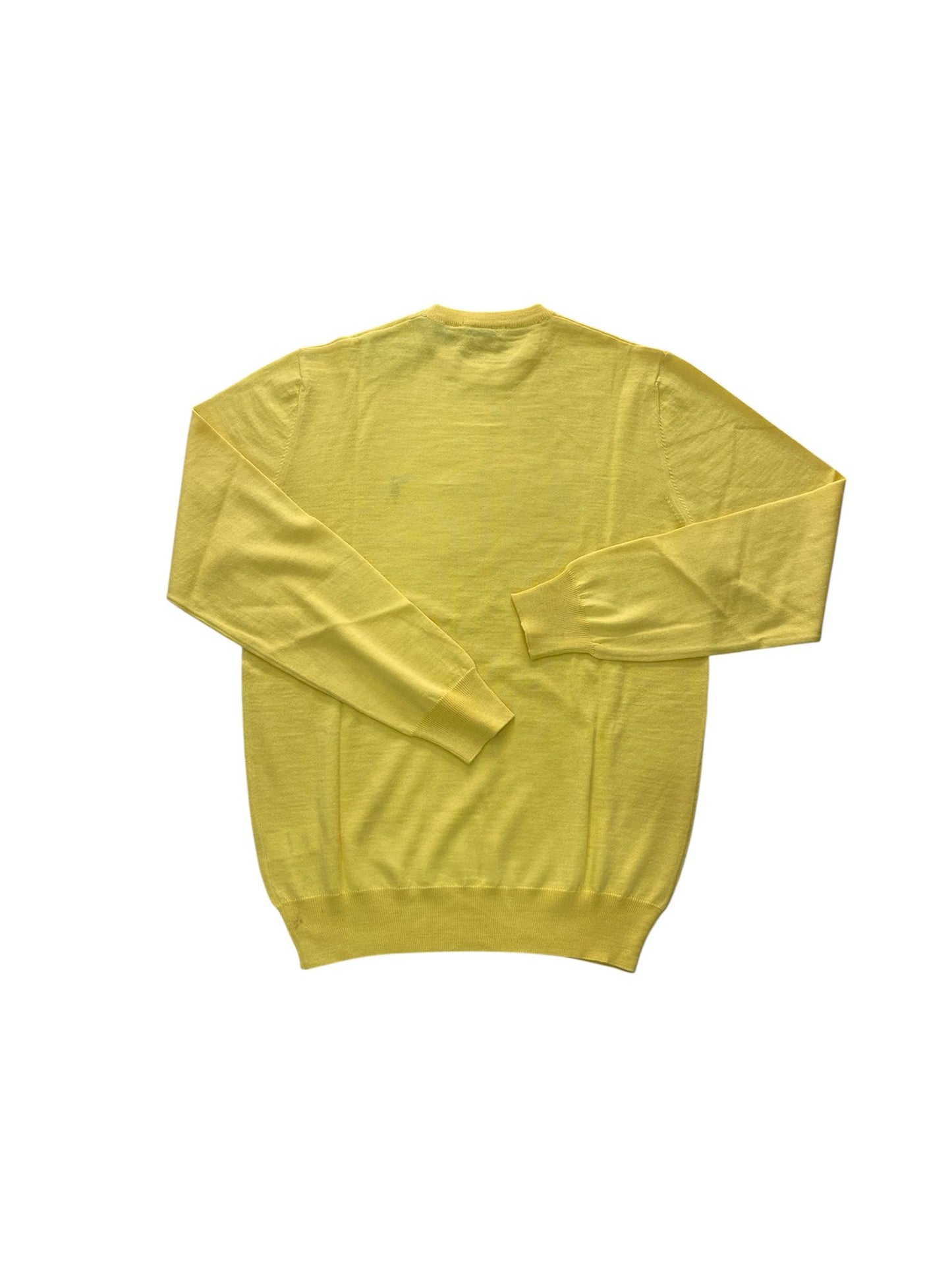 Maglioncino Trussardi Logo ricamato Giallo