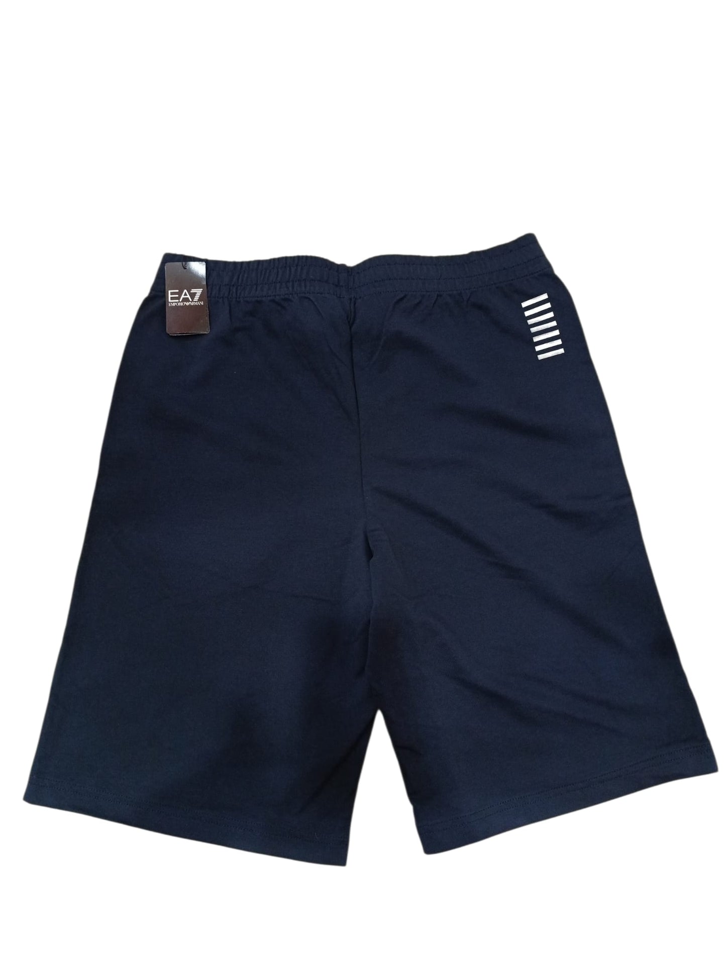 Bermuda EMPORIO ARMANI blu con logo basso 02