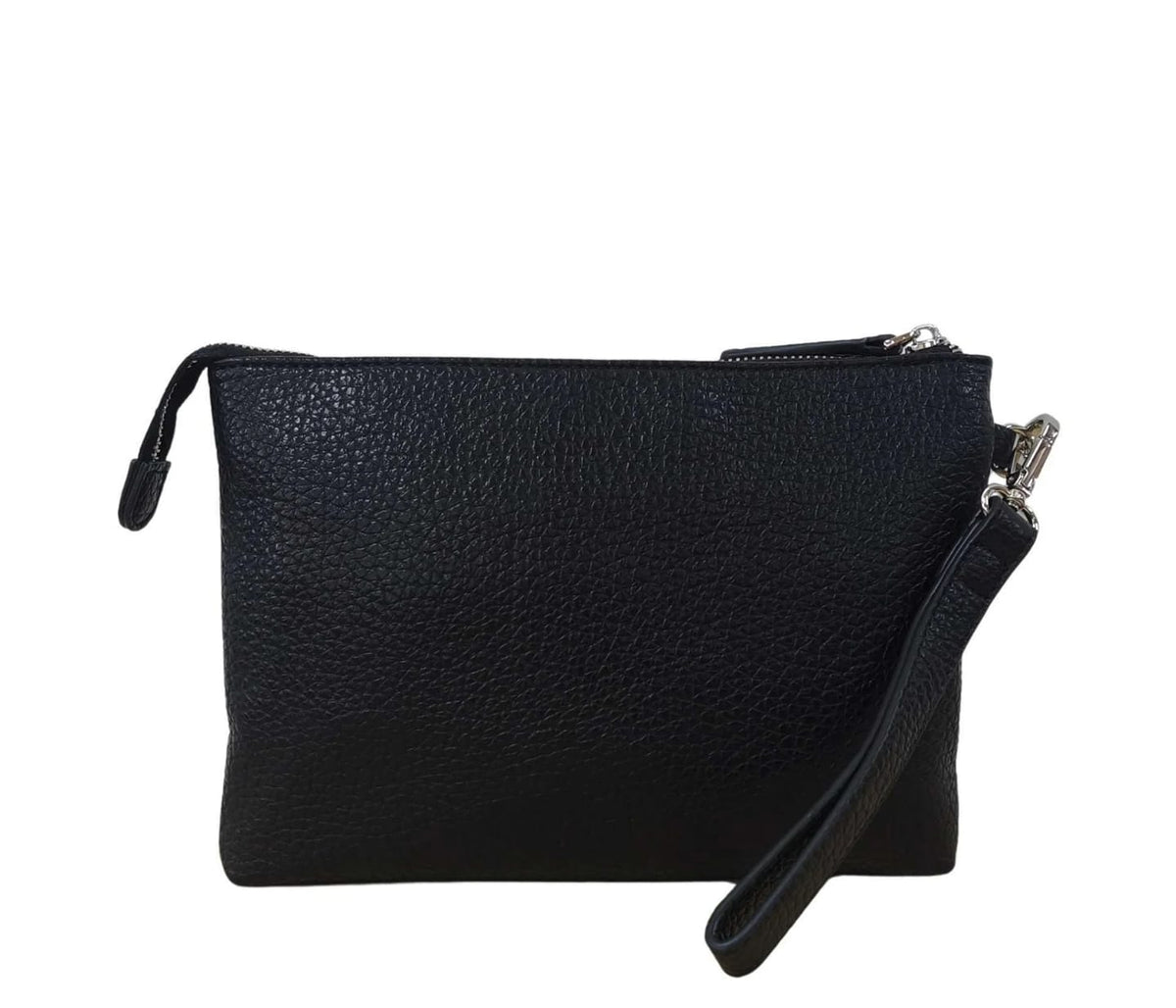 Pochette John Richmond doppia tascha in pelle 51B0