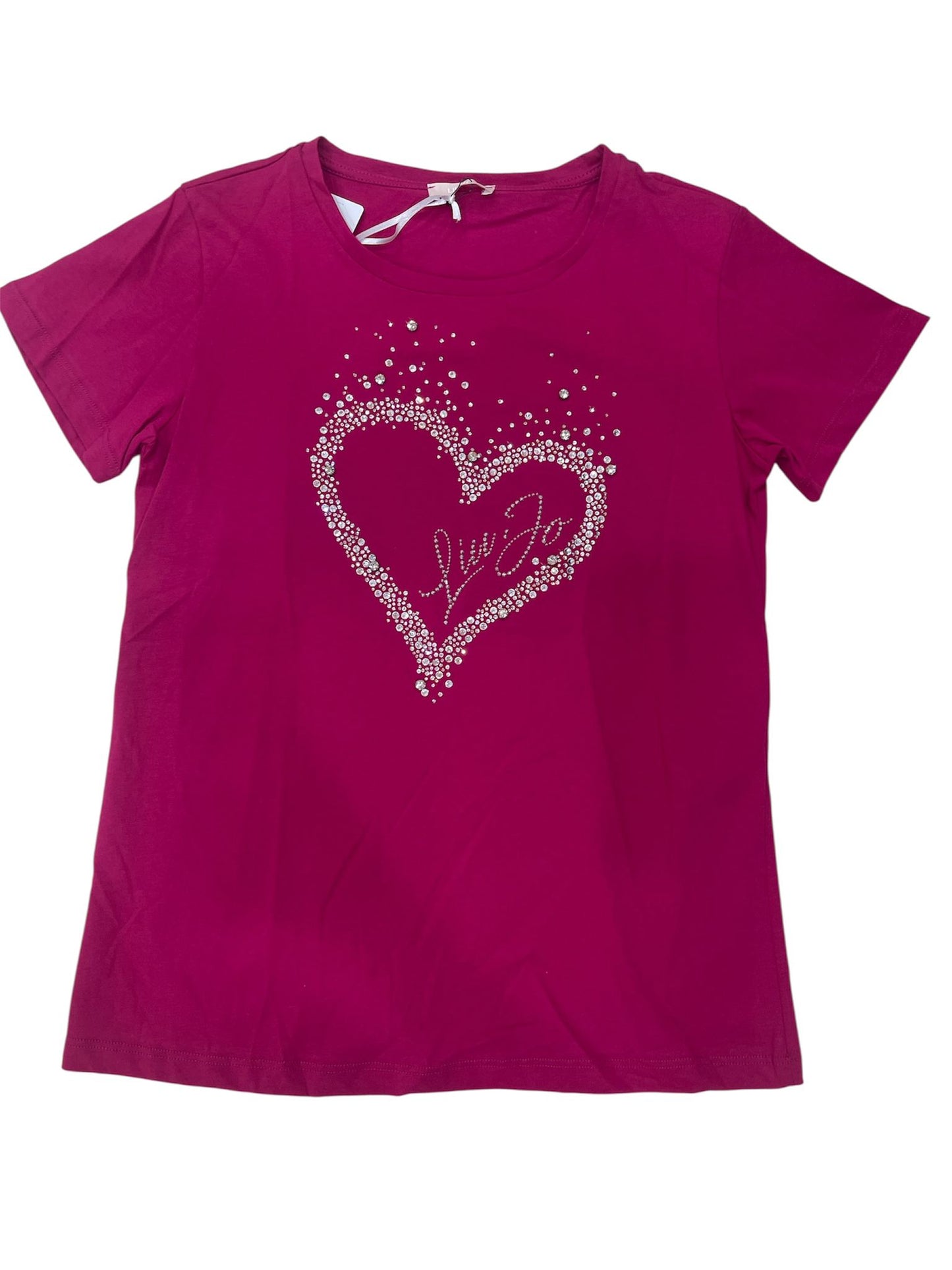 T-shirt LIU-JO in cotone con strass