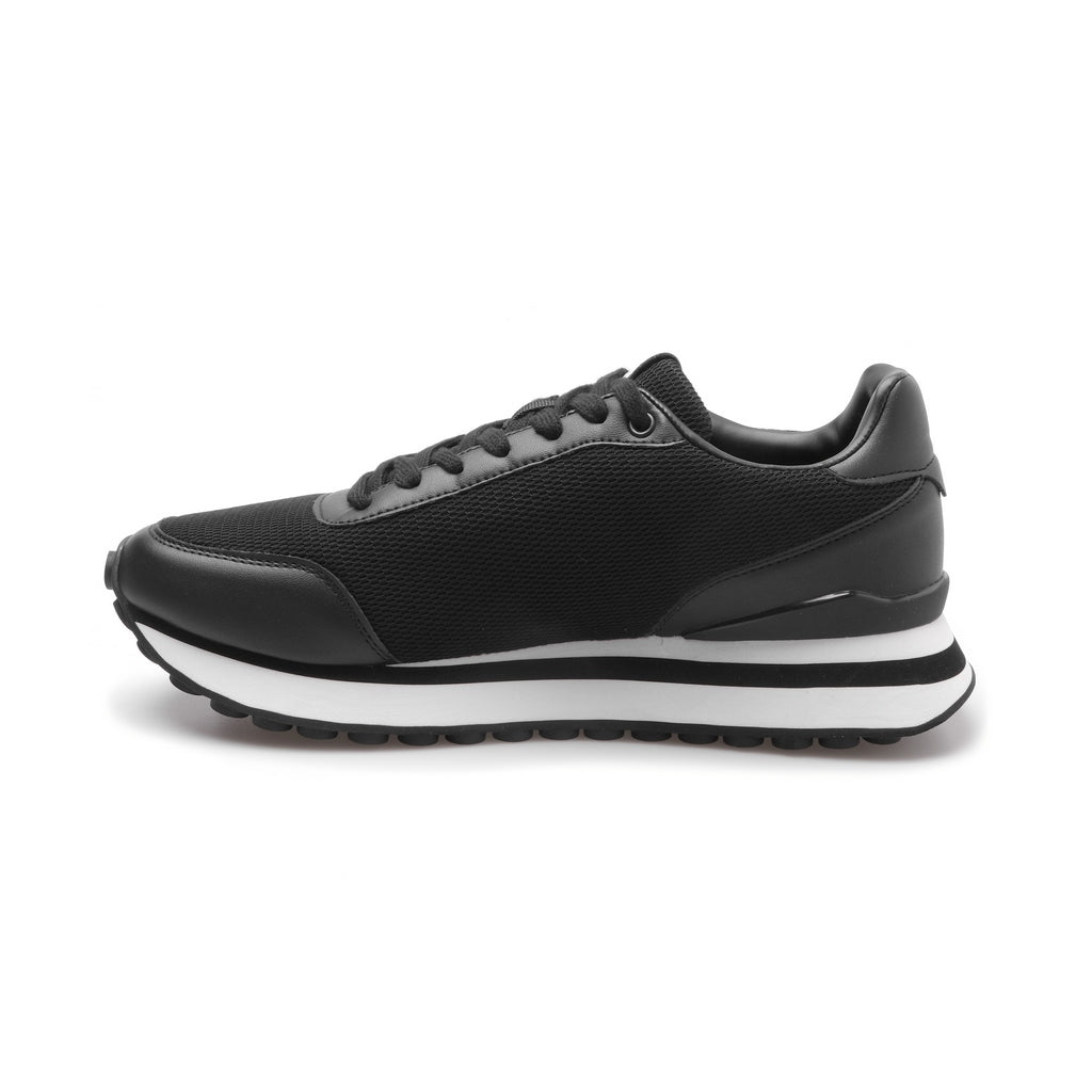 Sneakers ICON UOMO in pelle e tessuto maxi logo
