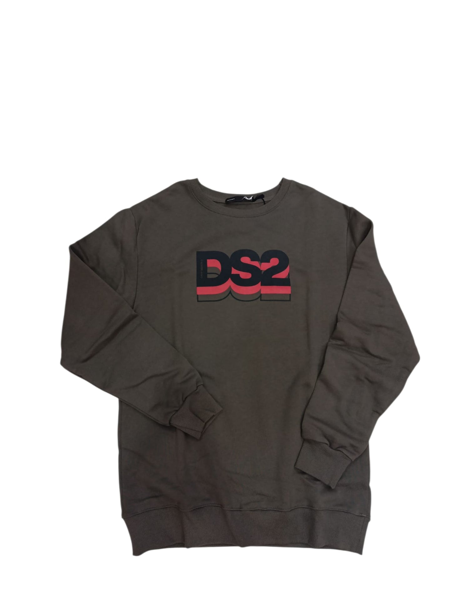 Felpa DROPSEASON2 felpata logo rosso centrale