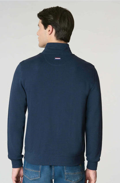 Felpa Girocollo con zip U.S POLO ASSN