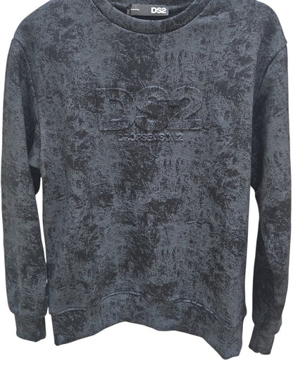 Felpa Drop Season 2 Girocollo effetto stone wash