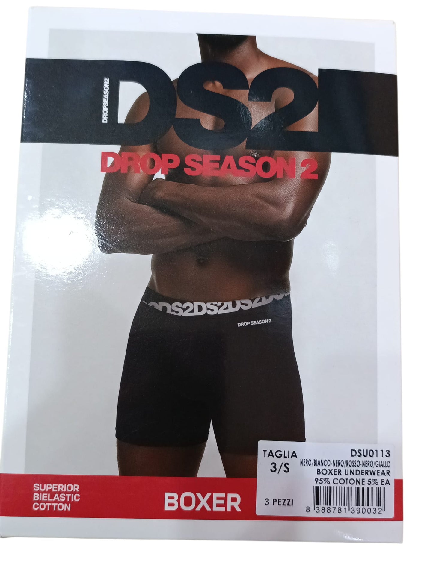 Boxer Drop Season2  3pz fascia colorata