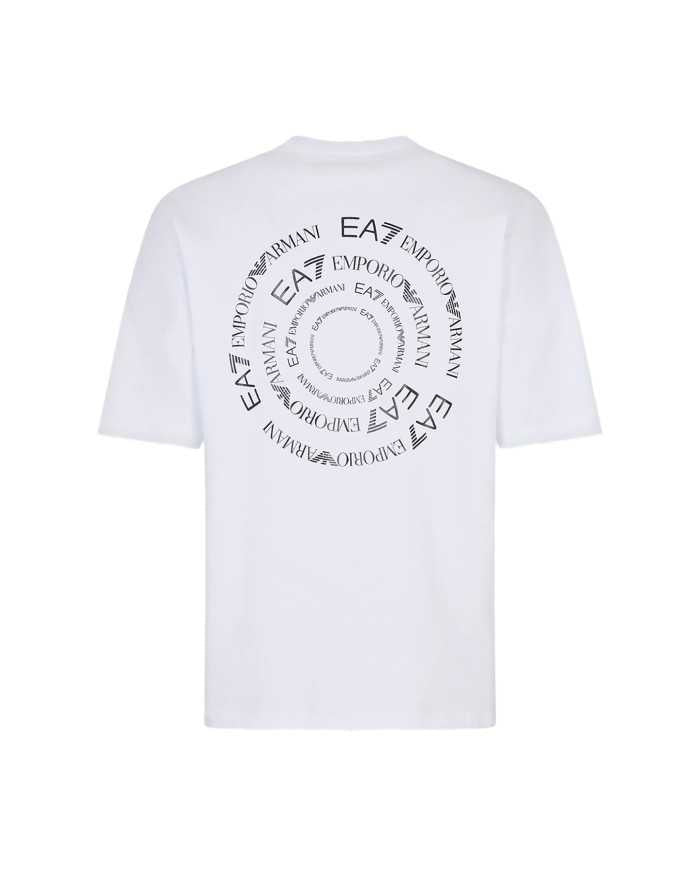 T-SHIRT EMPORIO ARMANI OVER  CON MAXI LOGO DIETRO