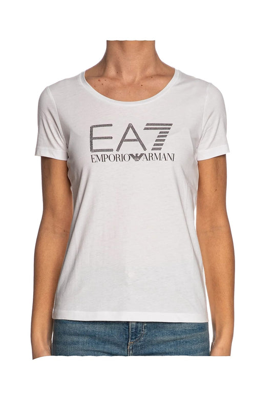 T-shirt Emporio Armani in strass t29