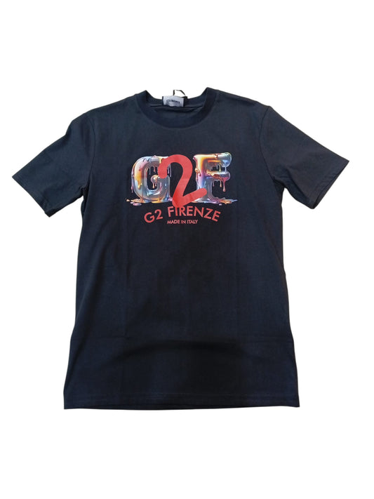 T-shirt G2 FIRENZE con maxi logo 10T