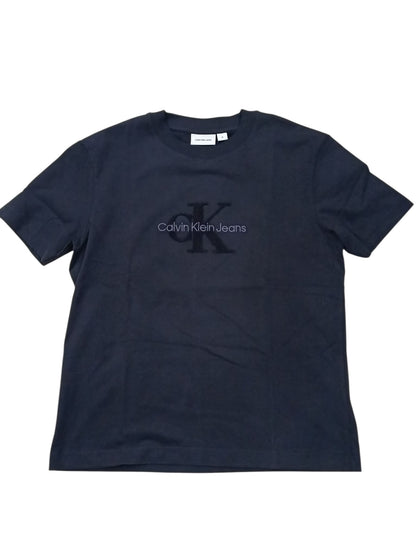 T-shirt Calvin Klein logo in spugna Over