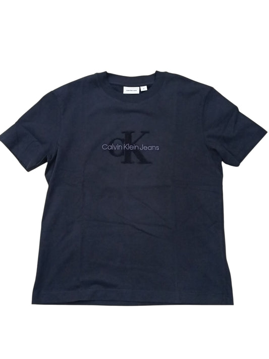 T-shirt Calvin Klein logo in spugna Over