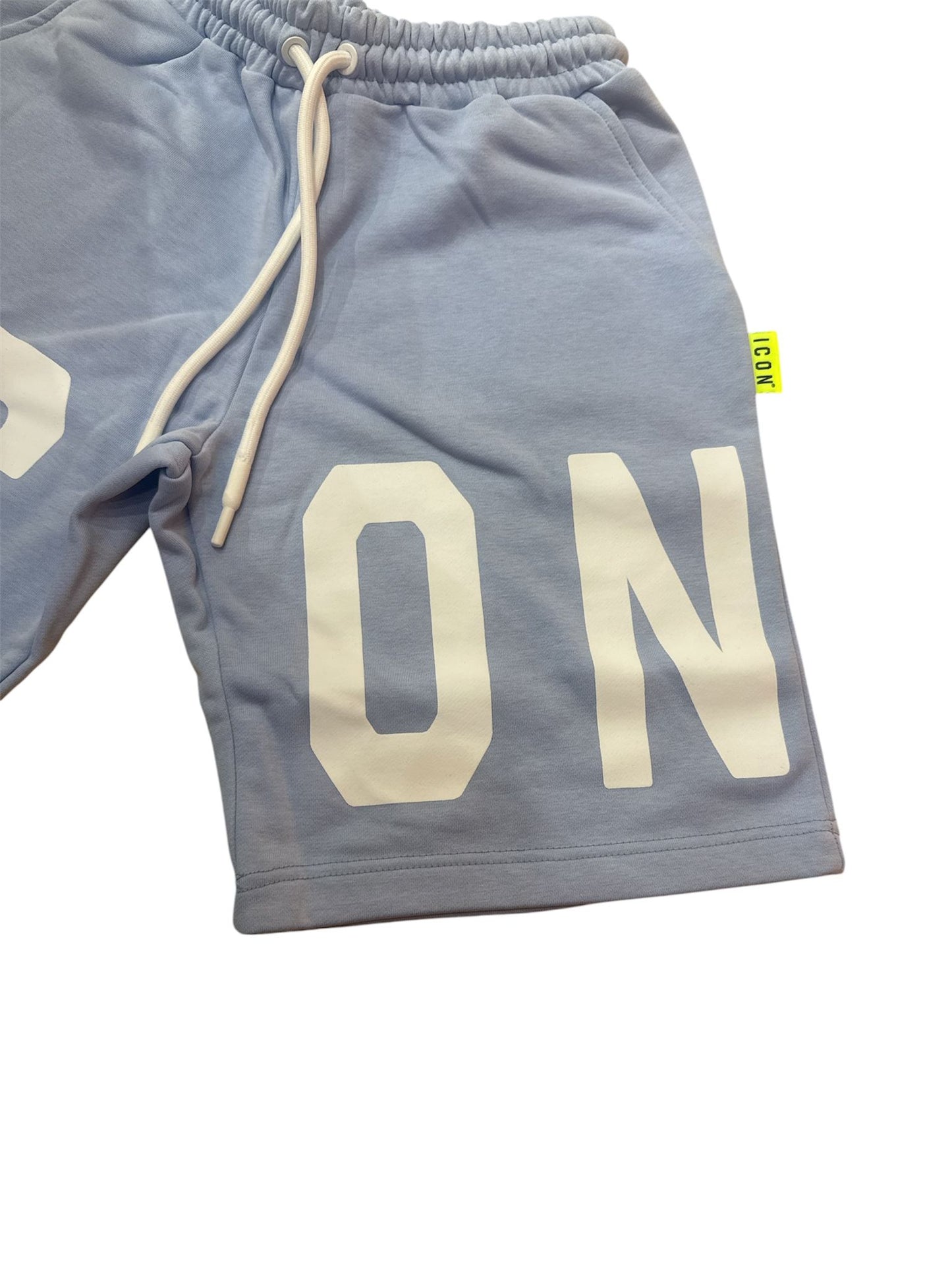 Pantaloncino ICON AZZURRO MAXI LOGO