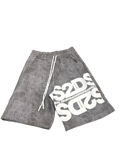 Pantaloncino Drop Season2 maxi logo GREY  265