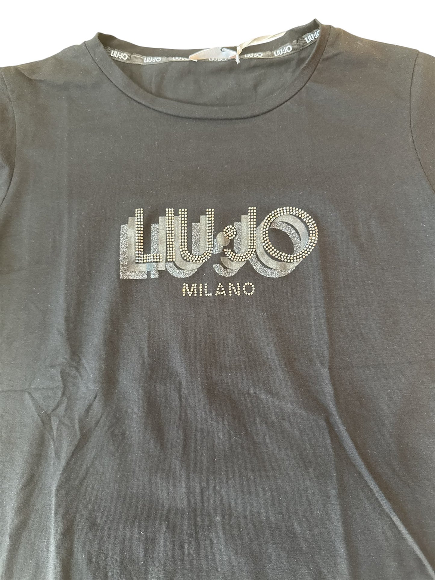 T-shirt donna LIU JO con maxi logo 3D 003