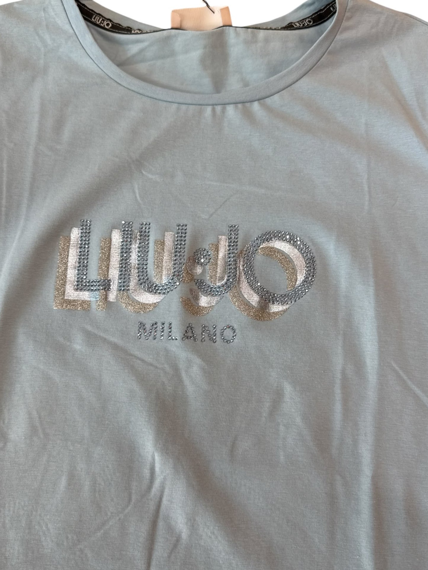 T-shirt donna LIU JO con maxi logo 3D 003