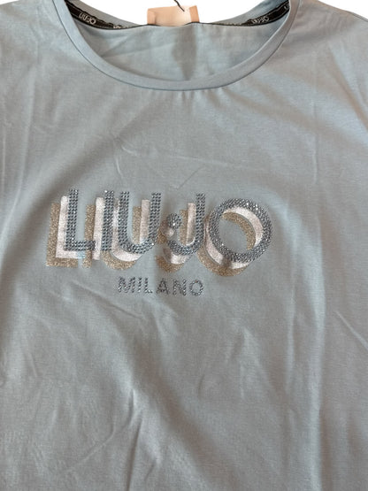 T-shirt donna LIU JO con maxi logo 3D 003