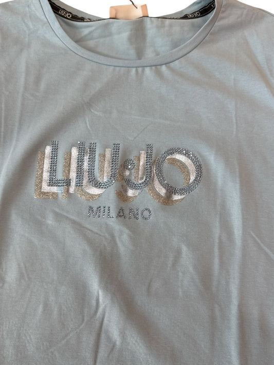 T-shirt donna LIU JO con maxi logo 3D 003