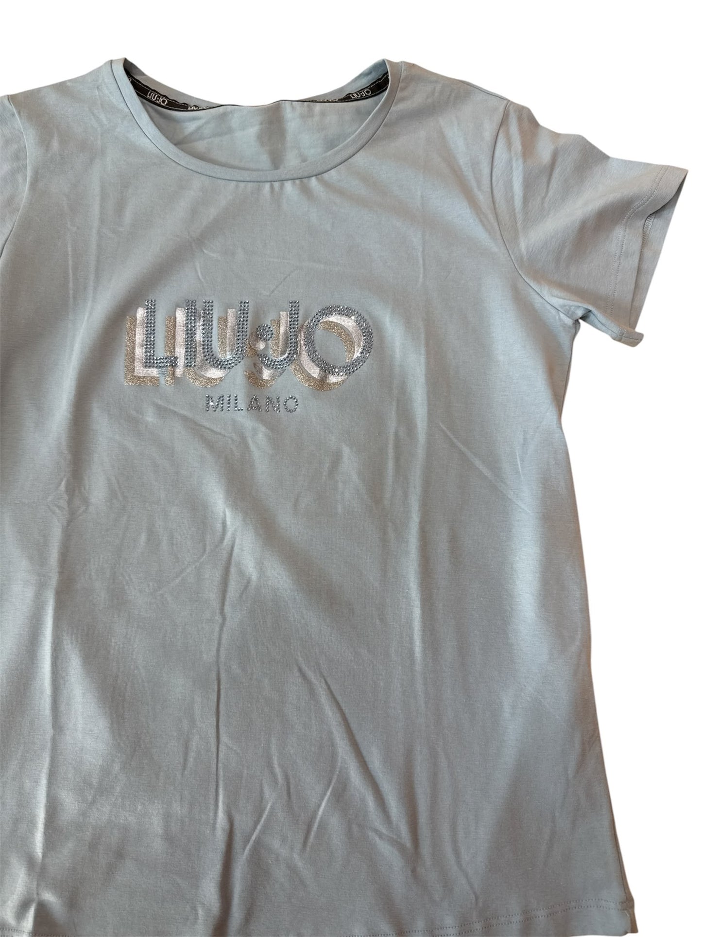 T-shirt donna LIU JO con maxi logo 3D 003