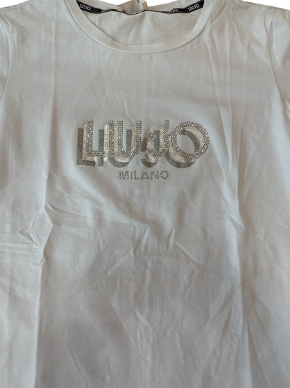 T-shirt donna LIU JO con maxi logo 3D 003