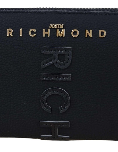 Portafoglio John Richmond maxi logo a rilievo