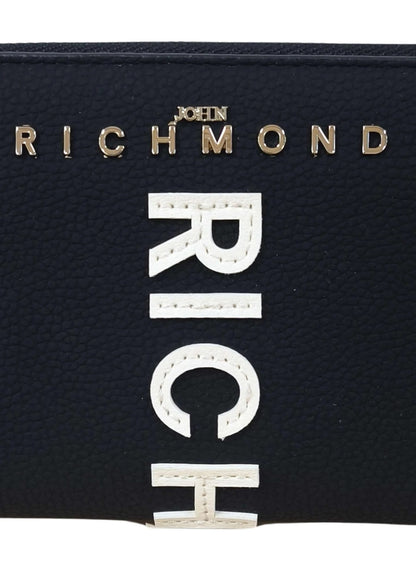 Portafoglio John Richmond maxi logo a rilievo