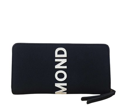 Portafoglio John Richmond maxi logo a rilievo