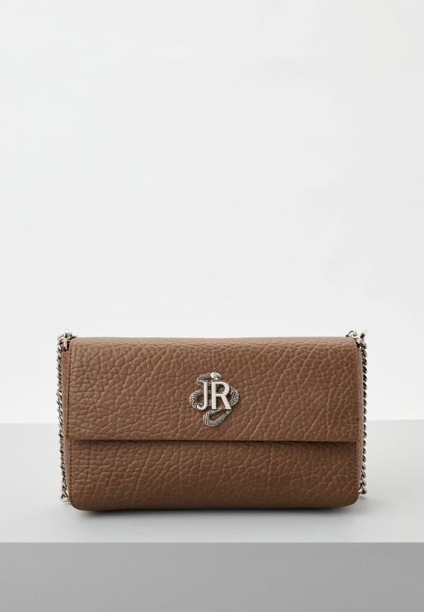 Borsa JOHN RICHMOND testa di moro dettagli acciaio