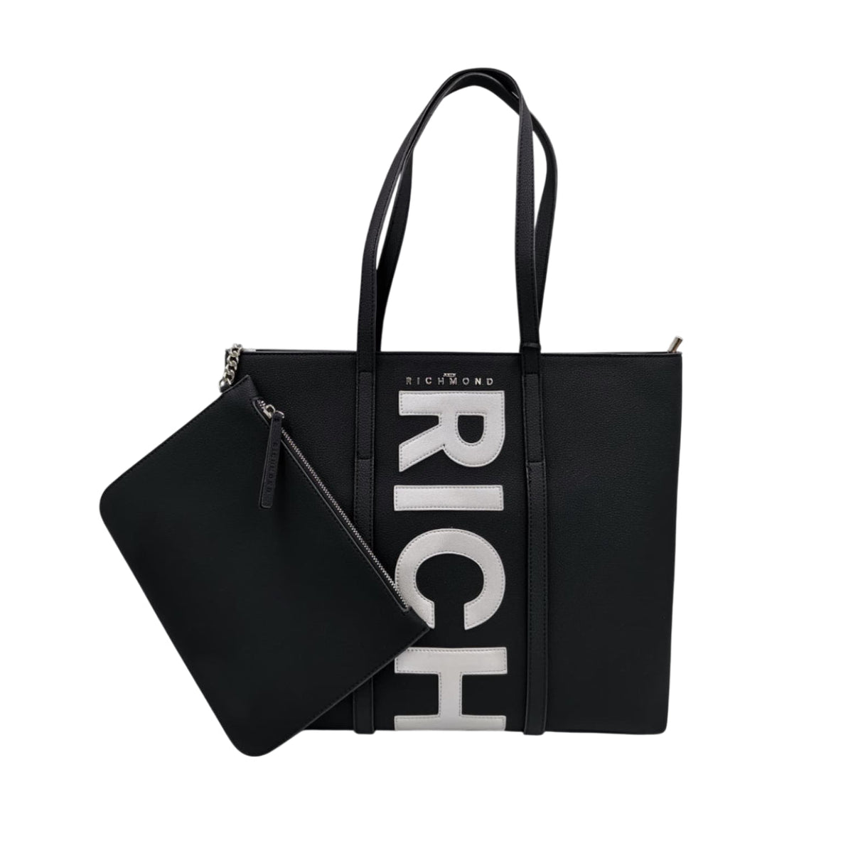 Borsa JOHN RICHMOND beg maxi logo in ricamo