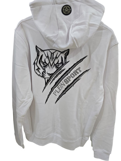 Felpa PLEIN SPORT maxi logo alla shiena e dettagli