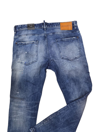 Jeans Dsquared2 slim fit in schizzi 1733