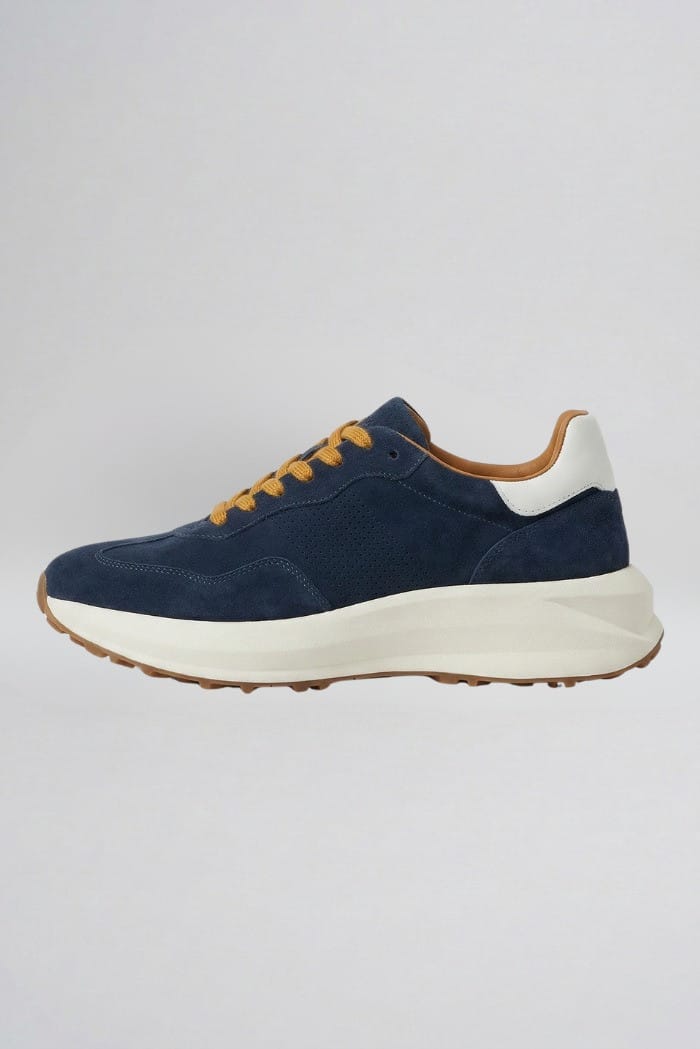Sneakers 4US Paciotti BLUE scamosciata