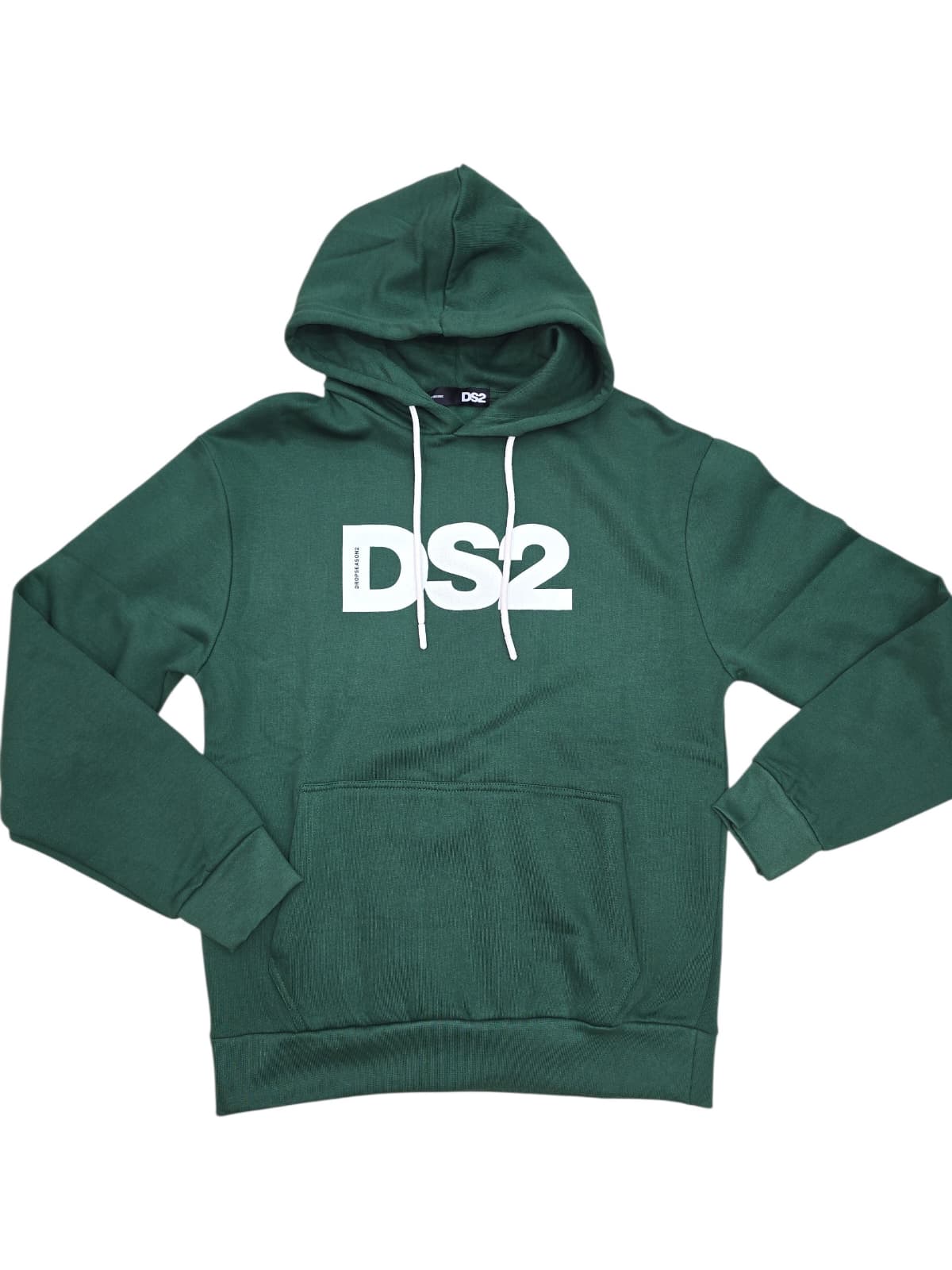 Felpa DS2 DROP SEASON 2 logo in stampa verde 325
