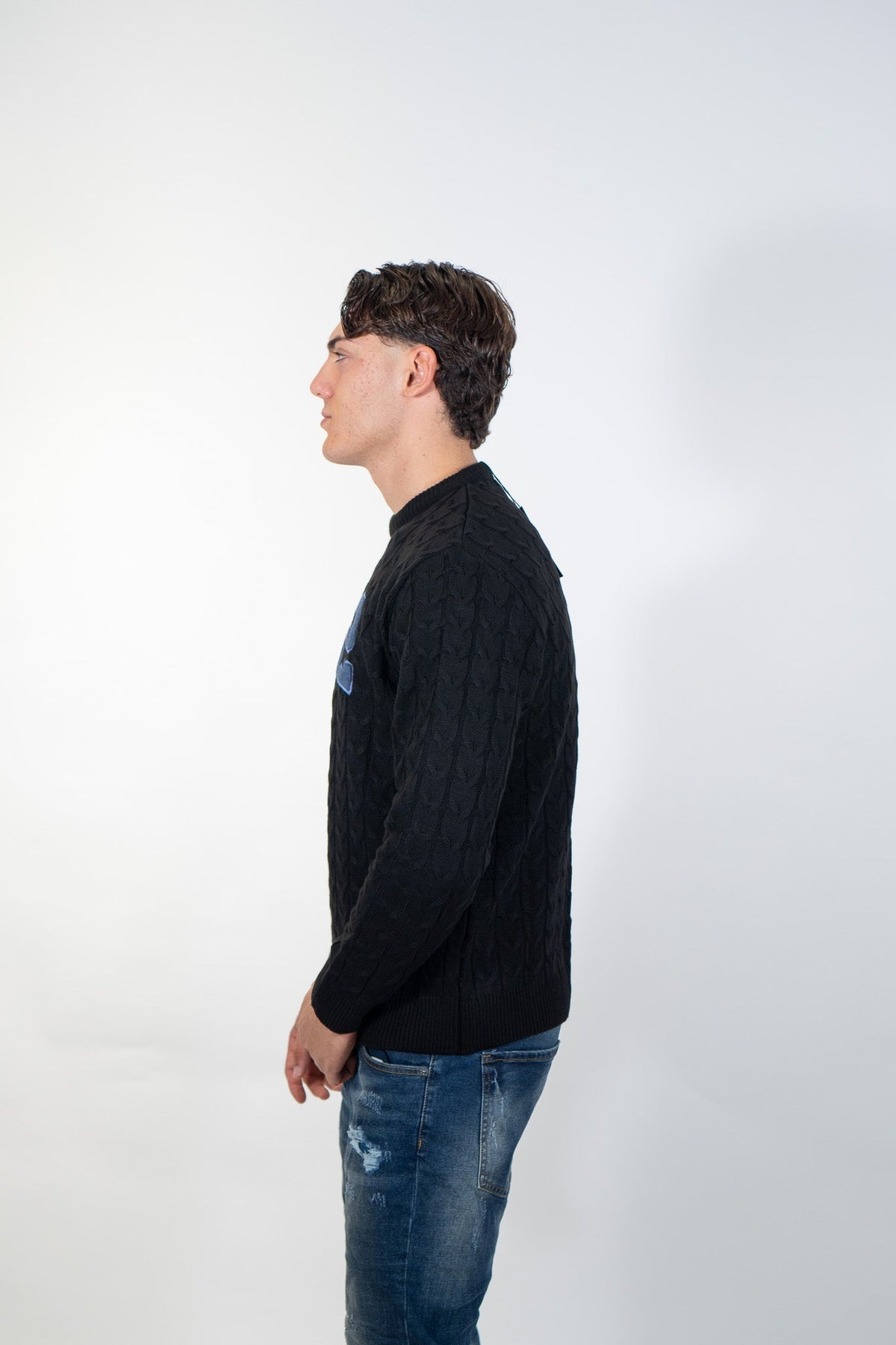 Maglioncino DS2 DropSeason2 maxi Logo in ricamo
