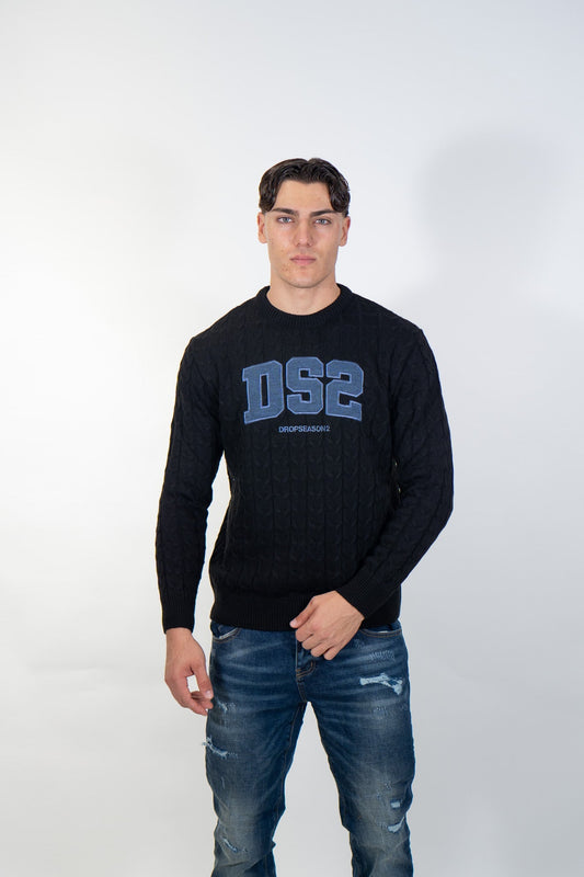 Maglioncino DS2 DropSeason2 maxi Logo in ricamo