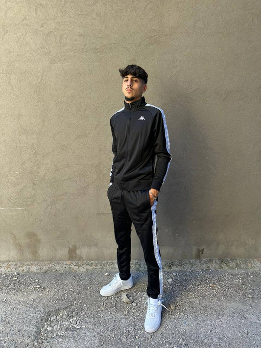 Tuta KAPPA in acetato Black-AzureZen-White