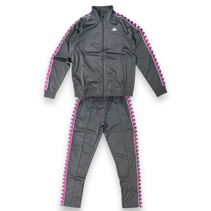 Tuta KAPPA in acetato Grey Charcoal-Fuchsia Orchid