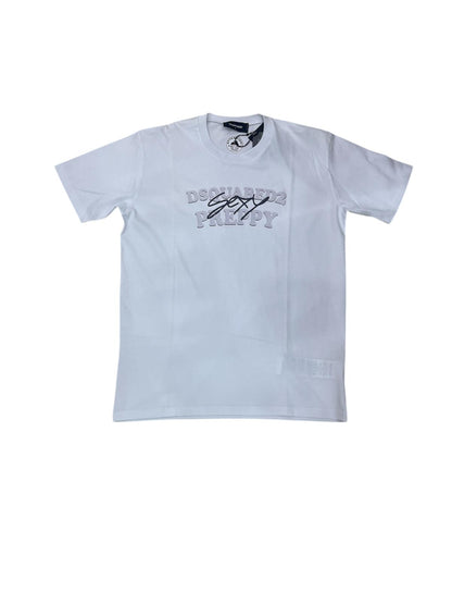 T-shirt DSQUARED2 varie colorazioni logo centrale.