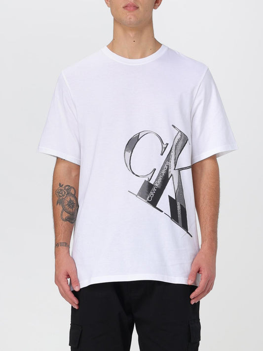 T-shirt CALVIN KLEIN con max logo a scendere