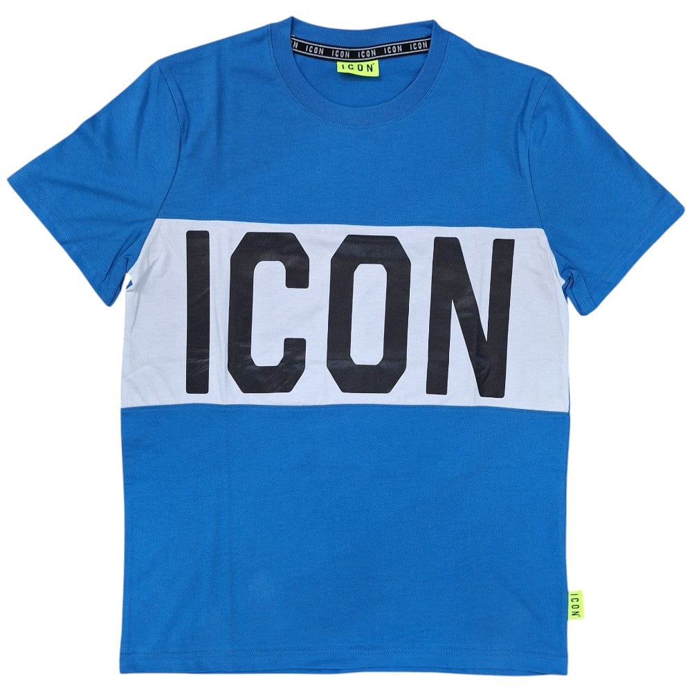 T-shirt ICON con logo centrale in Nero