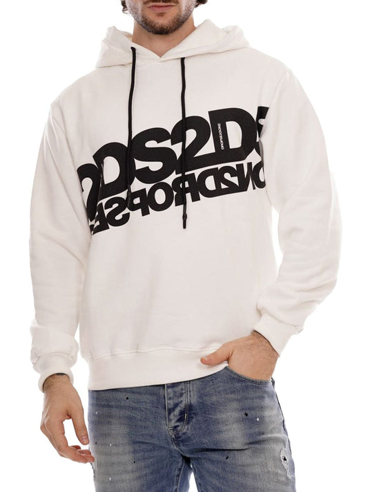 Felpa DROPSEASON2 con cappuccio e max logo