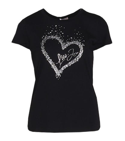 T-shirt LIU-JO in cotone  con strass