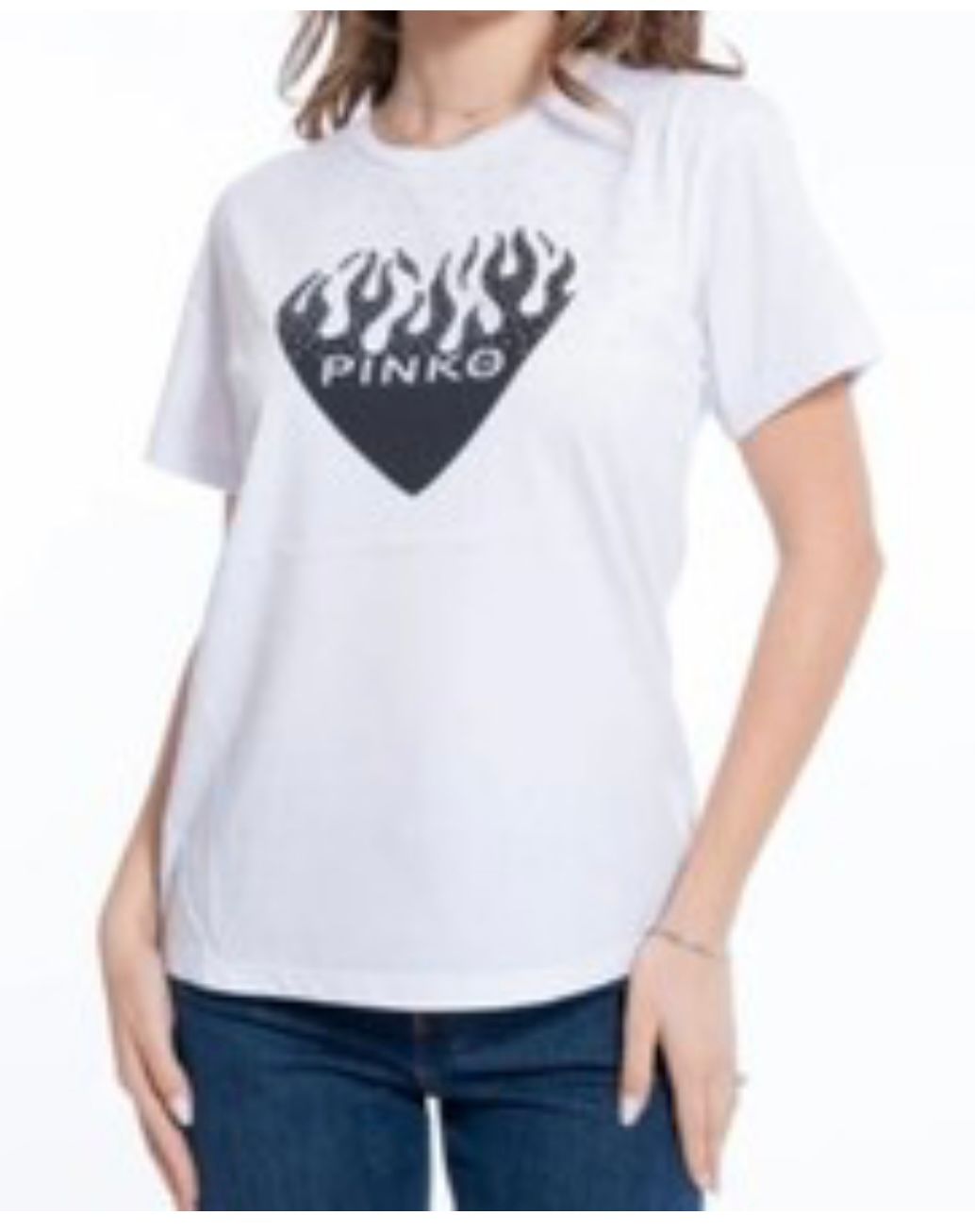 T-shirt PINKO con strass