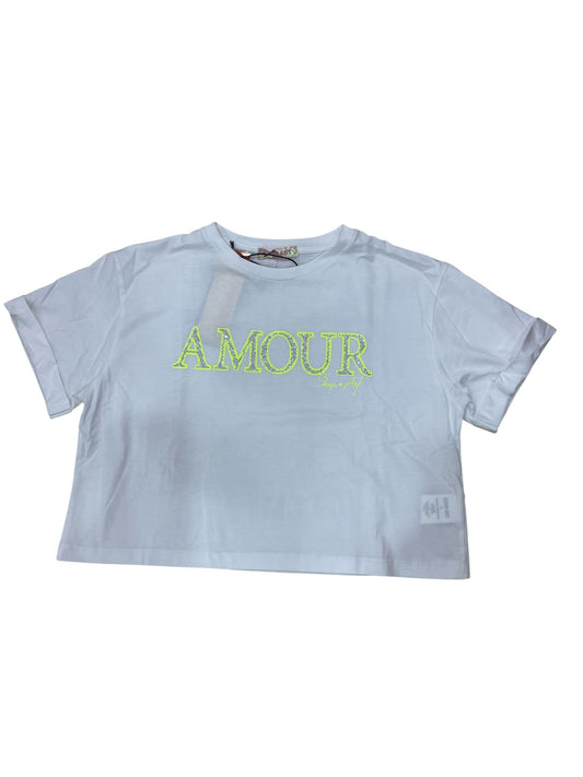 T-shirt SHOP ART con logo centrale