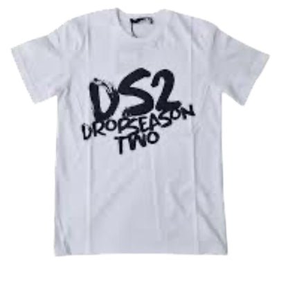 T-shirt DROPSEASON2 con logo max centrale