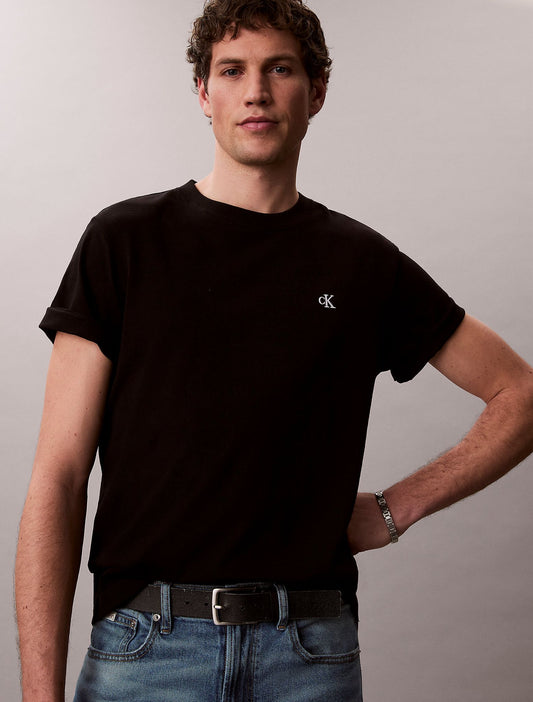 Tshirt CALVIN KLEIN con logo cucito laterale
