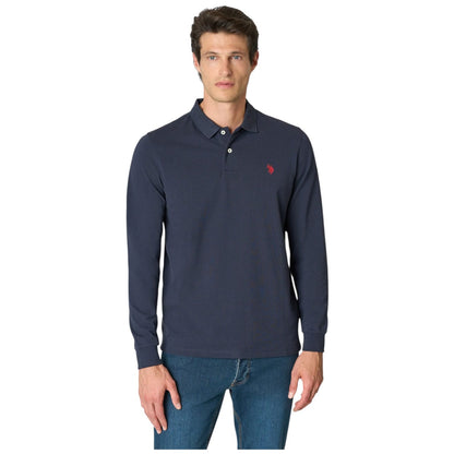 Polo U.S POLO ASSN manica lunga logo basic