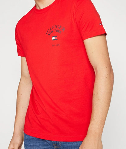 t-shirt TOMMY HILFIGER con logo stampato 610