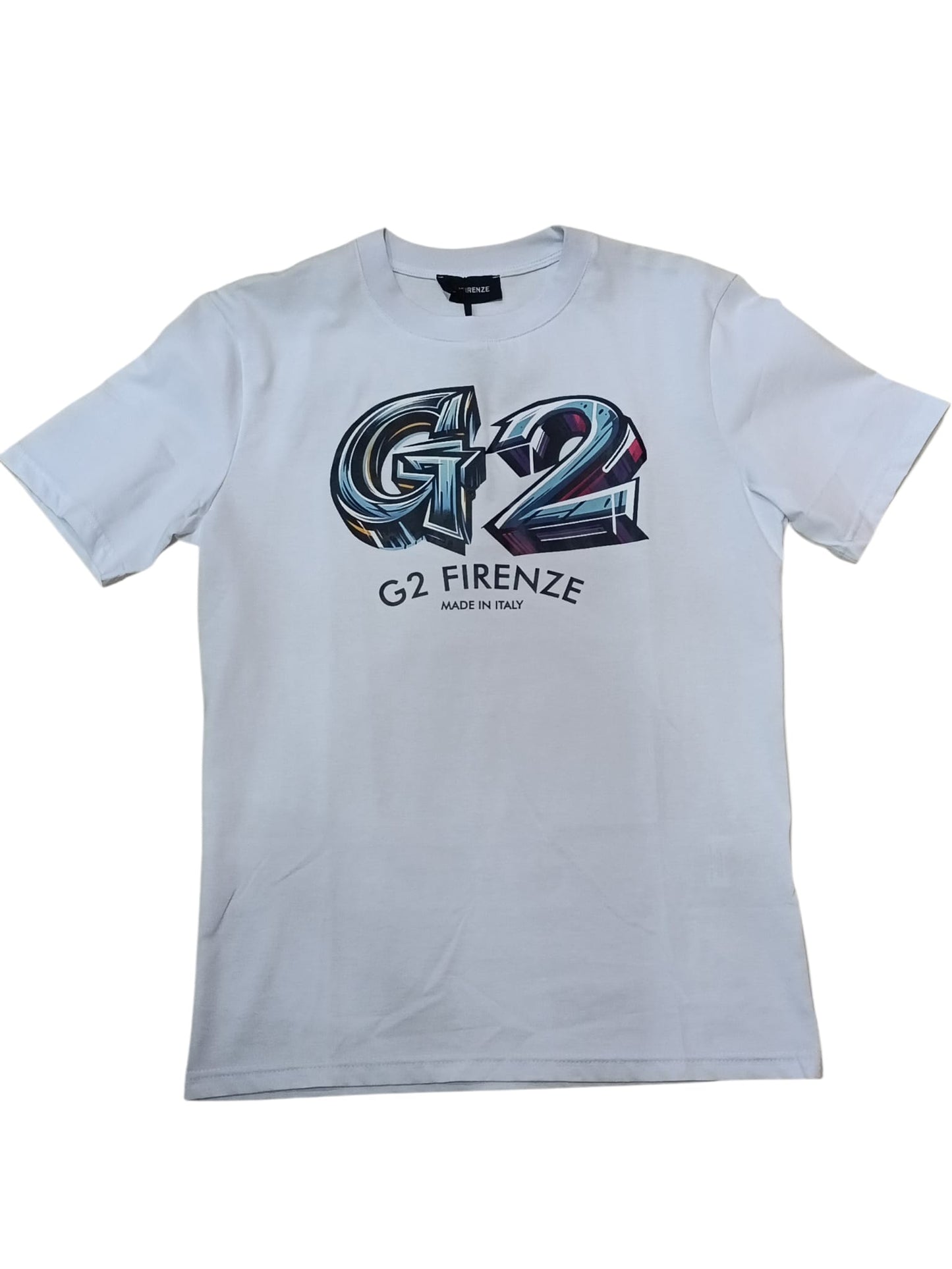 T-shirt G2 FIRENZE con maxi logo colorato 11T