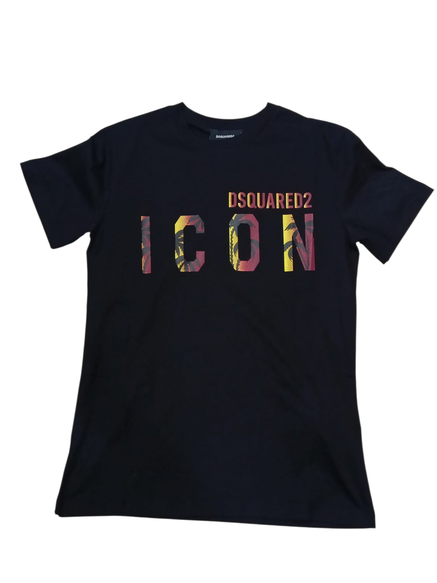 T-shirt DSQUARED con maxi logo con palme 251
