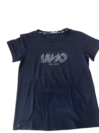 T-shirt donna LIU JO con maxi logo 3D 003